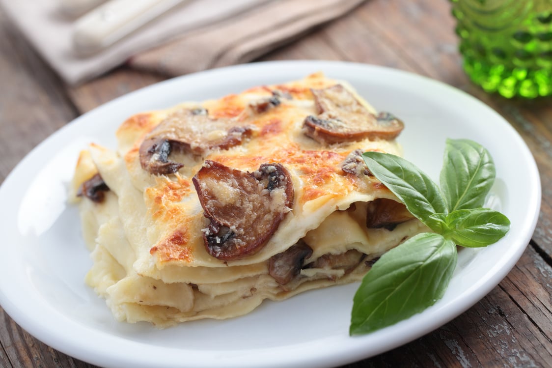 Mushroom lasagna