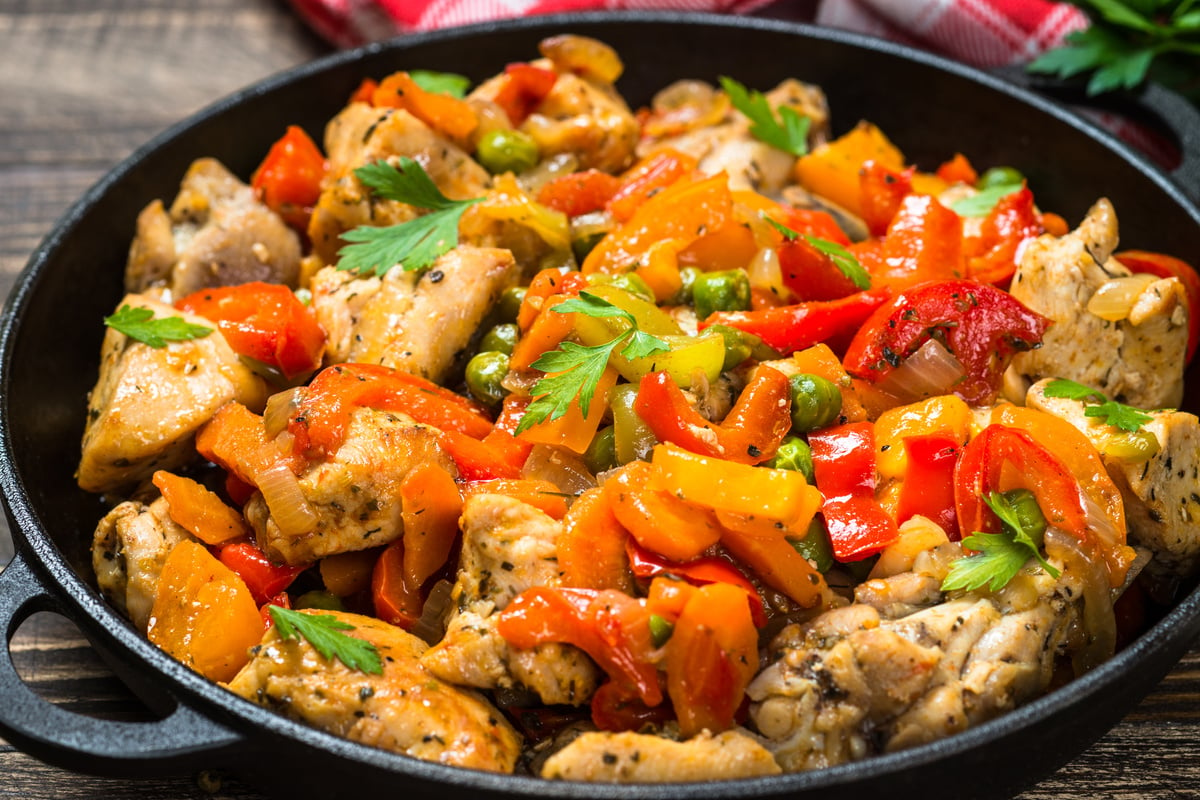 Chicken Stir Fry with Vegetables 