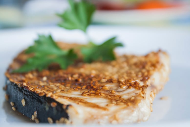 Grilled swordfish